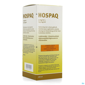 Hospaq 5mg/ml + 0,5mg/ml Solution Cutanée 250ml